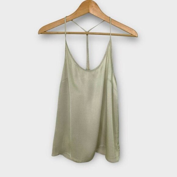 NWT Mango Satin Scoop Neck Camisole Tank - Picture 3 of 12